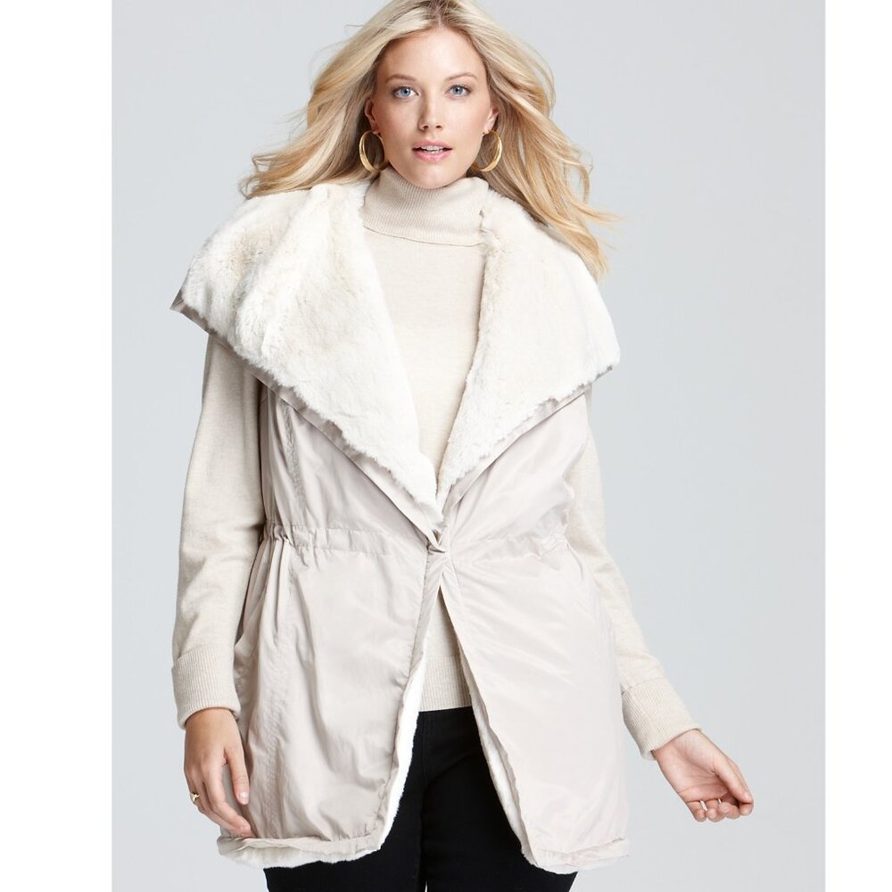Lafayette 148 New York Cream Vest